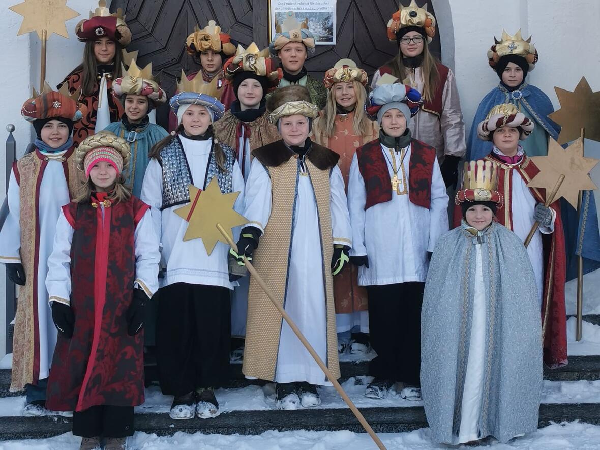 Die Sternsinger in Prittriching